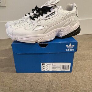 Womens Adidas Falcon Sneaker - Size 8.5 - White New Unused